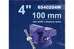 Стальные поворотные тиски с наковальней Forsage 4", 100 мм F-6540204W(58895)