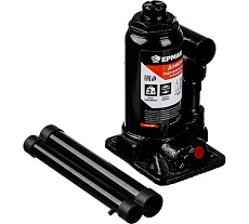 Домкрат гидравлический бутылочный Ермак 2 т, высота подъема 150-285мм 770-068