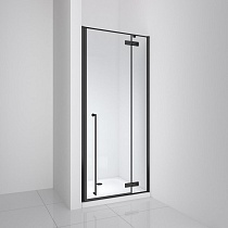 Душевая дверь Cezares Liner 90x195 прозрачная, черный матовый LINER-B-12-90-C-NERO-R