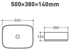 Раковина Art&Max AM353-B 50 см белый