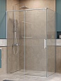 Душевой уголок BelBagno SOFT_CLOSE-1-AH-1-130/80-C-Cr 130x80 прозрачный, хром