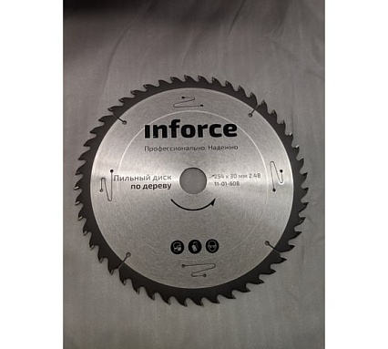 Диск пильный по дереву (254х1.8х30 мм; 48Z) Inforce 11-01-608