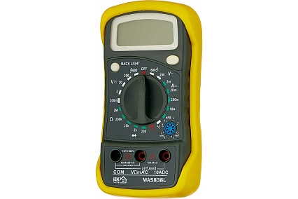 Цифровой мультиметр IEK Master MAS838L TMD-3L-838