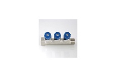 Коллектор с регулирующими вентилями 1х3 вых. Евроконус 3/4 Valtec VTc.560.NE.060503