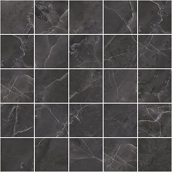 Декор Laparet Olimpus чёрный 25х25 см, MM34038