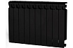 Радиатор Rifar Monolit 500x10 сек НП лев MVL Антрацит RM50010 MVL9005