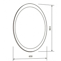 Зеркало Marka One Art 65 Light У26290