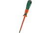 Шлицевая диэлектрическая отвертка Jonnesway SL, DV13S4100 (D19S4100), 4х100мм