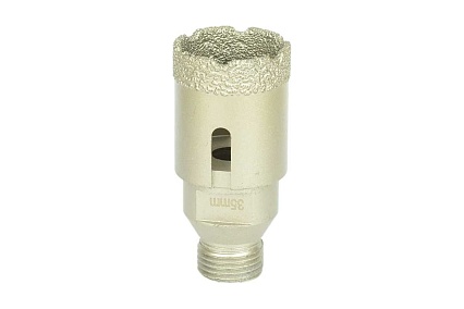 Коронка алмазная, вакуумное спекание (35х40 мм; 1/2"; М14) TECH-NICK TUK 136.600.7021