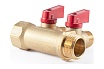 Коллектор с шаровыми кранами PROFACTOR в/н 3/4" х 2 вых 1/2"нар PF MV 264.2