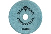 Круг алмазный гибкий шлифовальный Черепашка 100 мм, №400 Diamond Industrial DIDCHSH400