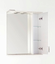 Зеркальный шкаф Style Line Олеандр-2 65 см рельеф пастель
