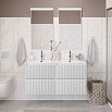 Тумба с раковиной BelBagno Uno 120 см, 4 ящика, Bianco Opaco