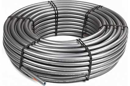 Труба RTP PE-Xa 16x2.2 EVOH 25м серый металлик 26882