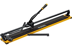 Плиткорез рельсовый Denzel 1200x16мм, каретка на подшипнике, стальная станина, усиленная рукоятка-пенал 877020