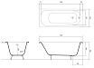 Чугунная ванна Aquatek Сигма 150x70 см AQ8850F-00