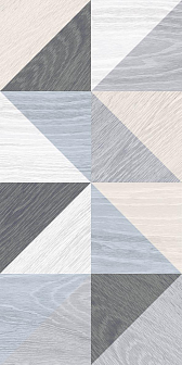 Плитка Laparet Village голубой микс 25х50 см, 34008