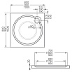 Поддон для душа Roltechnik Macao-M 80x80 квадратный