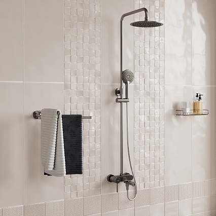 Душевая стойка WasserKRAFT A14201 никель