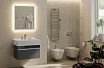 Мебель для ванной Kerama Marazzi Logica 90 см 2 ящика, стальной серый
