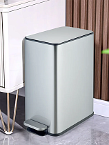 Ведро WeltWasser WW PAOLO MT 10L матовая сталь 10000013416