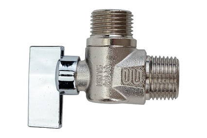 Шаровой кран ELSEN угловой, для стиральных машин, 1/2", 1/2", НН EV90.1212