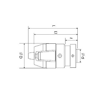 Патрон сверлильный самозажимной 0.5-6 мм, В10 SOVIS 10623