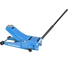 Домкрат подкатной AutoMeister низкий, 2 поршня 3 т 72206