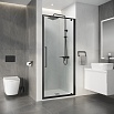Душевая дверь Niagara Nova 80x195 прозрачное, графит NG-35-8AGR