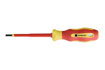 Шлицевая диэлектрическая отвертка Norgau 4x100 мм, тип N171-4x100 067062240