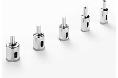 Набор алмазных коронок DHS01 по стеклу и керамике (6-50 мм; 15pcs) Deko 065-0541