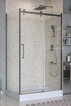 Душевой уголок BelBagno MARINO-2-AH-1-120/100-C-GM 120x100 прозрачный, оружейная сталь