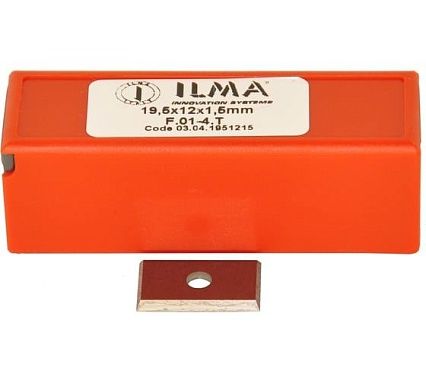 Нож сменный твердосплавный ILMA 19,5x12x1,5 поворотный HW Z=4 (упаковка 10шт) 03.04.1951215-10