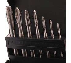 Набор машинных метчиков VOLKEL M3-M12 HSSE DIN371/376 (B/4-5P) 7 предметов V47815