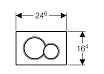 Кнопка смыва Geberit Sigma 01 115.770.21.5