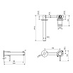 Смеситель для раковины Excellent Pi AREX.1214GL золото