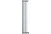 Cтальной трубчатый радиатор Loten Grey V 1750 10 секций, белый RAL9016, боковое подключение 061588