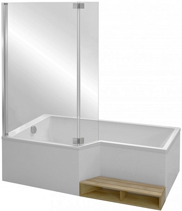 Шторка для ванны Jacob Delafon Bain Douche E4930-GA 111.5 см