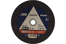 Круг отрезной по металлу A30TBF (300х3.2х32.0 мм) Кратон 1 07 02 011