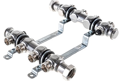 Распределительный коллектор Oventrop 1", Multidis SH 4 1407154