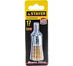 Щетка "MASTER" кистевая для дрели витая стальная проволока 0.3 мм 17 мм Stayer 35113-17