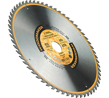 Диск пильный по дереву 450х50/32 мм, Z=60 АТВ WoodMaker Diamond Industrial DIDD450Z60