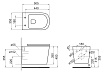 Подвесной унитаз BelBagno Veneto BB132CHR безободковый