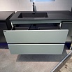 Тумба с раковиной Orans BC-2055-1200L-2GC 120 см серо-зеленый