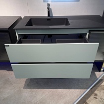 Тумба с раковиной Orans BC-2055-1200L-2GC 120 см серо-зеленый