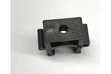 Пластиковая клипса для труб КХЭМ серая, д.16 мм, 100 шт. KLP-16 grey