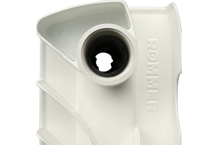 Алюминиевый радиатор Rommer Plus 200 6 секций RAL9016 89989