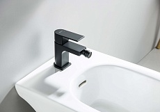 Смеситель для биде Aquatek Лира AQ1418MB черный матовый