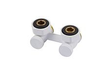 Узел подключения SCHLOSSER G 3/4x3/4 D=50 мм, угловой, белый 600700023