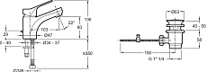 Смеситель для раковины Jacob Delafon Brive E75759-CP